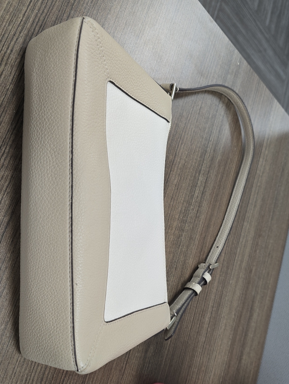 kate spade Two-Tone Beige & Cream Crossbody New York Lena Small Shoulder Bag - Picture 3 of 9